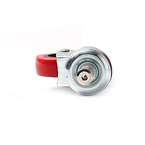 12 Pack Heavy-Duty 2" LOW PROFILE Swivel Caster Wheel for Creeper Service Cart Stool Post Mount - size: 12 Pack
