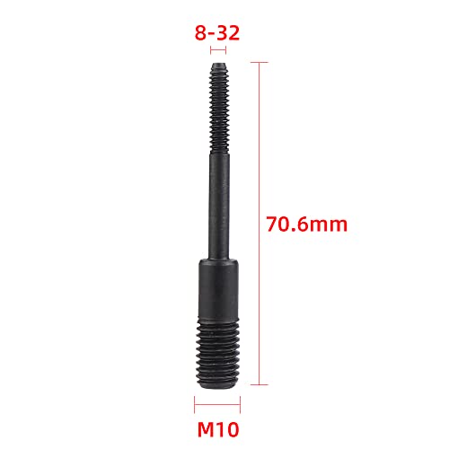 #8-32 Mandrel 10pcs (with Fixing Nut) Replacement Rod 9900S Air Hydraulic Rivet Nut Tool - color: 8-32 Mandrels