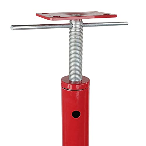 BISupply Basement Floor Jack 19” - 36” Adjustable Support Beam House Jack Post - Floor Lifting Joist Beam Brace for Cellar Ceiling 9700 lbs Max Capacity Screw Pole Jack - 4 Pack - size: 19-36 Inch (4 PACK)