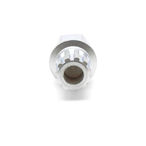 TEMO 56/11Pt Anti-Theft Wheel Lock Lug Nut Removal Socket Key for Vw Audi | Wheel Lock Nut Socket Adapter | Anti-Theft Screw Remover Repair Tool | Tyre Fitting, Garage Repair, Tire Change - size: 56/11PT