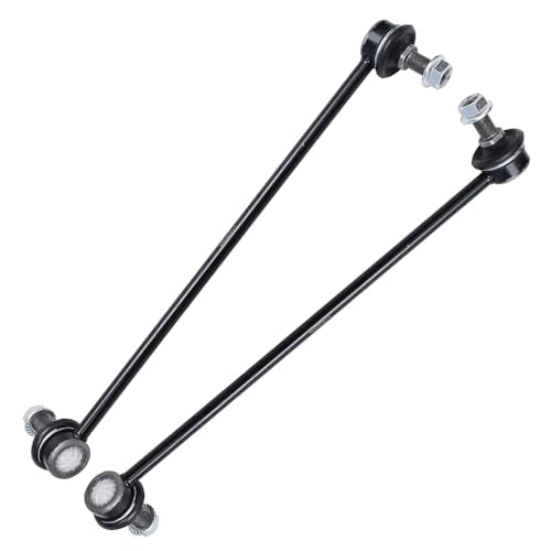 Detroit Axle - 4pc Front Struts Sway Bar Links for Hyundai 07-12 Veracruz | 2 Complete Struts with Coil Spring 2 Sway Bar End Links 2007 2008 2009 2010 2011 2012 Replacement Suspension Kit - size: 4QS54059/ sway kit