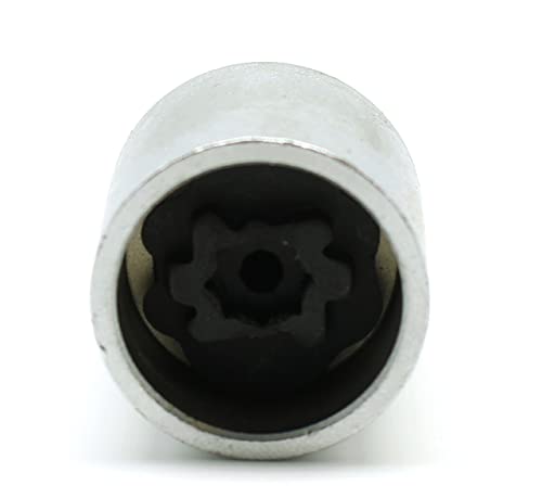 TEMO 536 Wheel Lock Nut Screw Removal Key Anti-Theft Lugnut Socket S3056 for Vw Audi Vag Volkswagen Vehicles - size: Model 536 (1 Piece)