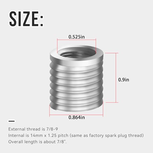 For Ford Cylinder Head 4.6L 5.4L Fix Thread Failed Repair Insert Triton-Extra-Large,The bushing is for a 2-valve engine
