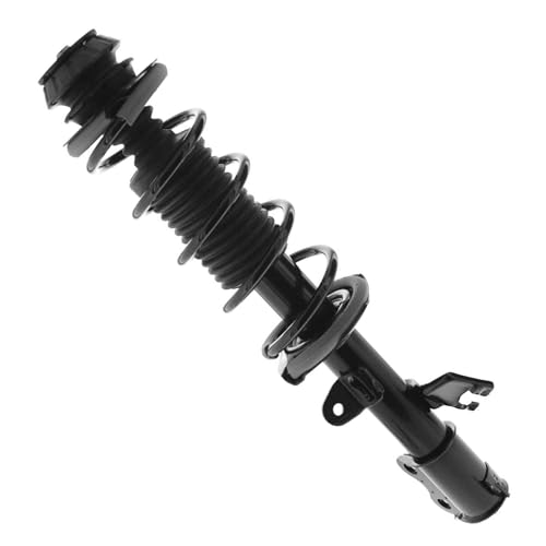 Detroit Axle - 4pc Front Struts Sway Bars for 2012-2019 Nissan Versa Note | 2 Struts with Coil Springs 2 Sway Bars 2013 2014 2015 2016 2017 2018 Replacement Suspension Kit - size: 4QS54063/ sway kit