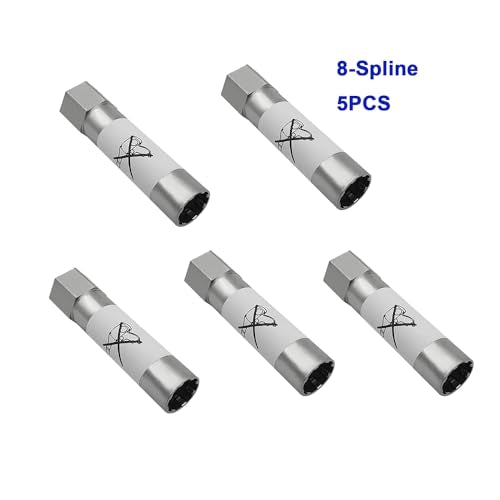 3 Pcs 8-Spline Lug Nut Key Lock Tool 65100 for Cars 13/16'' Hex, Wheel Lock Key Replacement for Spline Lug Nuts - color: 3Pcs