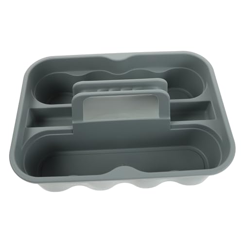 Portable Cleaning Supply Storage Basket Durable Plastic Organizer with Handle for Auto Detailing and Home Use Elegant Design Lightweight and Versatile Tool Tote for Cleaning