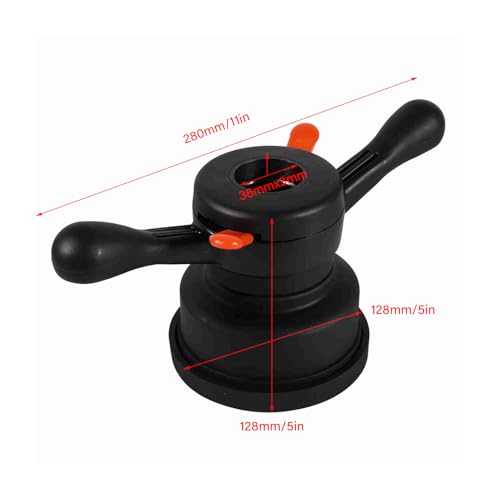 Tire Wheel Balancer Quick Release Hub Wing Nut for and Standard Wheel Balancing Machines with 36mm Thread Diameter and 3mm Pitch