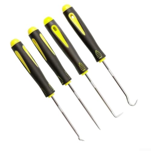 Car Trim Removal Pick Tool and Hook Set 90 Degree Right Angle O Ring Puller Auto Repair Kit (1#) - color: 1#
