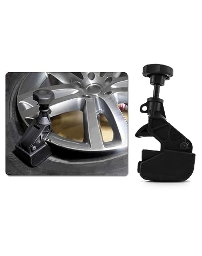 QWORK Tire Changer Bead Clamp, 2 Pack Heavy Duty Machine Wheels Tyres Parts Tool Rim Clamp