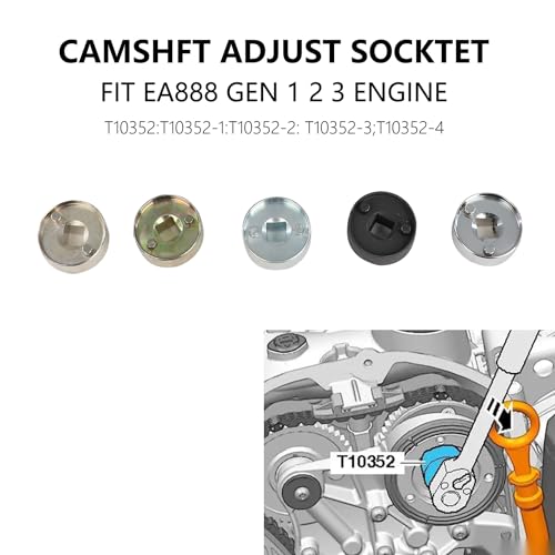 DPTOOL 2006-2018 EA888 1.8 2.0 TSi TFSi Engine Timing Tool for Audi VW | Camshaft Crankshaft Timing Tool T10352 T10355 T40271 T10368 T40267 T40266 T40267 T10060A T40011 - size: 21PC Large Kit