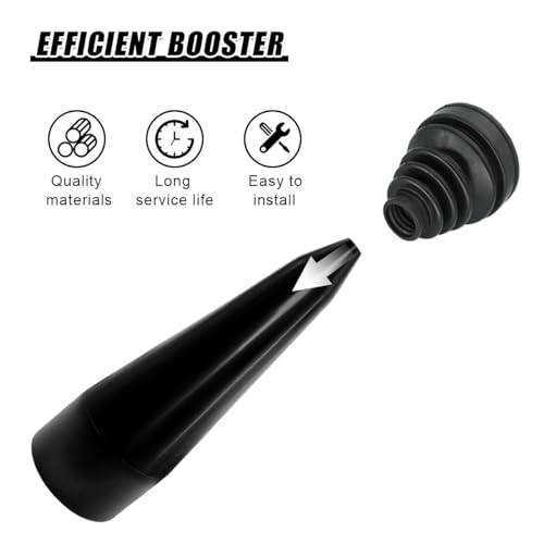 YoRise CV Boot Installation Cone Tool, Plastic Stretch CV Boot Expander Tool Replacement with Smooth Surface, Universal Automotive Repair Accessories for Axle Boots Stretching & Mounting (Black)