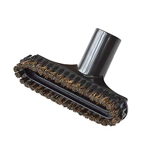 EZ SPARES Vacuum Cleaner Universal 1 1/4 inches (32mm) Soft Horsehair Mirror Simple Sense Brush Fits Most Brand 6-inch Accepting 1.25'' Attachment