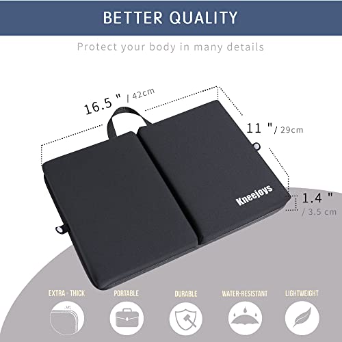 Bath Kneeler Pad for Women & Men - Baby Bath Kneeler, Garden Kneeling Pads, Yoga Knee Cushion (Gray) - color: Gray