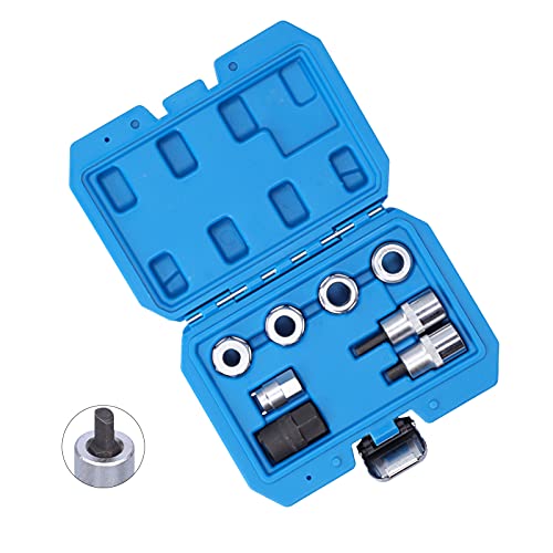 Strut Nut Socket Set 8PCS Steel Alloy Suspension Socket Kit for Shock Absorber Removal and Disassembly Perfect for Auto Repair Shops and Personal Car Maintenance