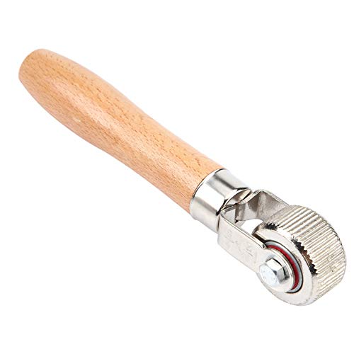 car Wheel Wooden Handle tire Patch Repair Stitcher Bearing Roller Repair Tool Middle (Medium) - size: Medium