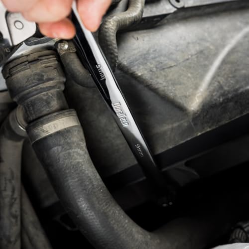 DURATECH 9mm Extra Long Ratcheting Wrench, Metric, CR-V Steel - size: 9mm
