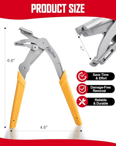 Car Clip Pliers, Panel Clip Removal Pliers, Professional Plastic Fastener Removal Tool for Removing Automotive Fasteners Clips Without Damage Orange - color: Orange