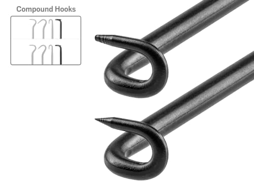 TEKTON Pick, Hook, and Mini Pry Bar Set, 24-Piece | LVR14001 - size: Pick, Hook, Probe, Mini Pry Bars (27-pc.)