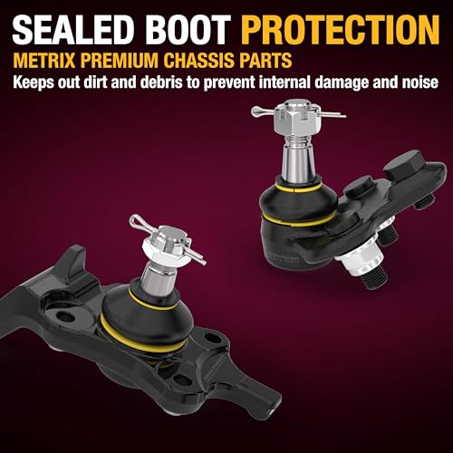 Metrix Premium Chassis Parts Ball Joint Kit Fits Ford Mustang 2011-2014 | Ford Mustang 2010, Front Lower, 2 PC, Replacement K500313, Made in Europe