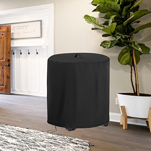 Kingling Cover for Shop Vac for 12-16 Gallon Shop Wet Dry Vacuums | Wet and Dry Shop Vacuum Cleaners Dust Cover Protection 24''D x 26.5''H Black - size: 24''D x 26.5''H