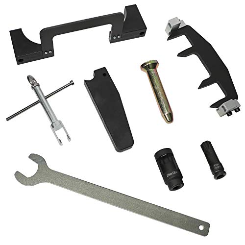 DPTOOL M271 Camshaft Adjuster Timing Chain Tool Kit | Fuel Injector Remover Installer Set Compatible with Mercedes Benz M271 CLK SLK CLC C200 C180 E200 E260 SLK200 - size: M271 Timing 8pc