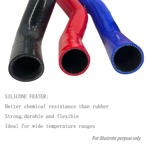 Fit 2001-2005 Honda Civic D17 1.7L Silicone Radiator Coolant Heater Hoses Kit 3-Plyer Pink - color: Pink