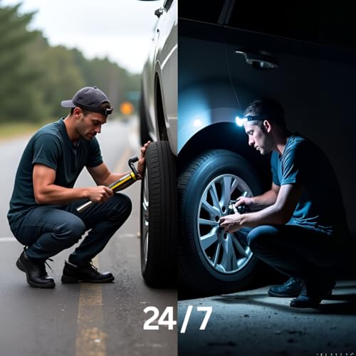 Car Jack Kit 2 Ton Scissor Jack with Lug Wrench Auto Tire Change Tool | Portable emergency kit, Cars & SUVs, Spare tire changing, LED headlamp, Tire pressure gauge, Work gloves - size: Car Jack Kit 2 Ton + Lug Wrench