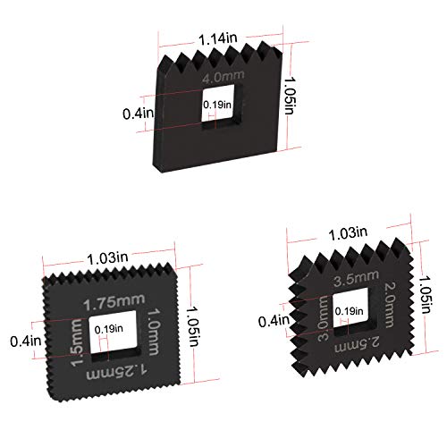 7402 Universal Outside Thread Chaser and 202817 Metric Die Set (3 Dies) for Thread Repair Tool, Similar to OTC 7402, 202817