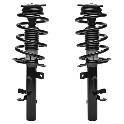 Detroit Axle - Front 4pc Struts Sway Bars for 14-19 Ford Escape | Struts & Coil Spring Sway Bars 2014 2015 2016 2017 2018 2019 Replacement Suspension Kit - size: 4QS47041/ sway kit