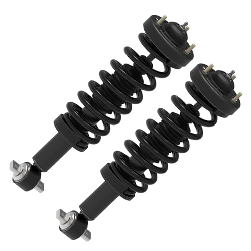 Detroit Axle - 4pc Front Struts Sway Bars Kit for 2021 2022 2023 2024 | Ford F-150, 2 Struts with Coil Spring 2 Sway Bar End Links Replacement Suspension Kit - size: 4QS45021/ sway kit