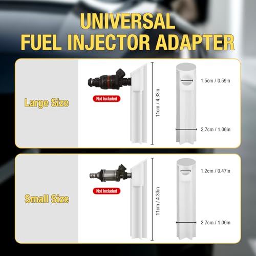 EM276SET Fuel Injector Tester & Adapter DIY Cleaning Tool Kit Set (Fuel Injector Tester + Adapter) Fuel System Cleaner Gasoline Engines - color: Fuel Injector Tester + Adapter