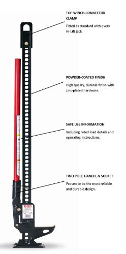 Hi-Lift Jack 48" Cast/Steel Jack HL-484
