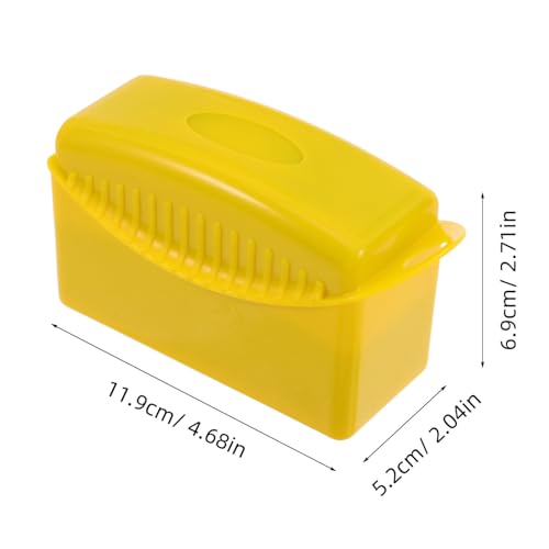 SECFOU 2pcs Car Cleaning Brush Set with Tire Shine Wax Applicator Pads, Soft Detailing Sponge Brushes with Lid for Wheels, Tires, Dashboard, and Interior Auto Care