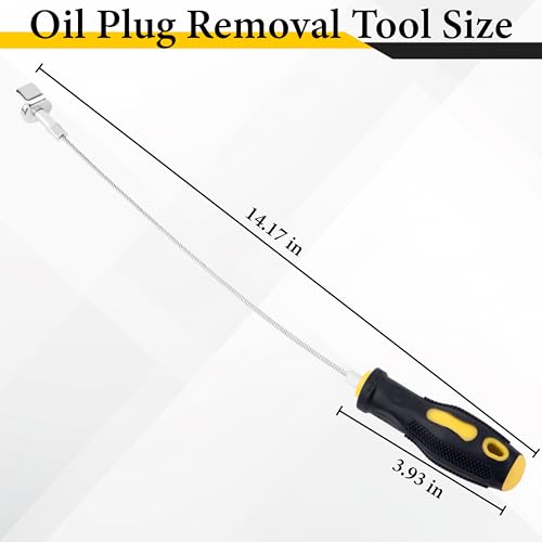 Flexible Oil Funnel with Strong Magnetic Oil Drain Plug