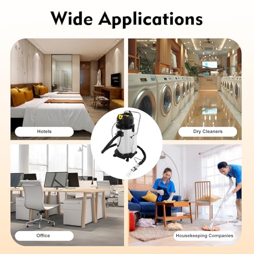40L/11Gal Commercial Carpet Cleaner, 1049W 110V 3 in 1 Multi-Purpose Wet Dry Vacuum Cleaner Portable Carpet Cleaning Machine w/Circulating Air Cooling Systems for Carpet and Hard Floor (Two Packages) - size: 40L/11Gal