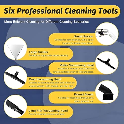 Extractor Vacuum Washing Machine,Portable Extractor for Car Detailing,Commercial Carpet Cleaner Machine, 1034w - Ultimate Cleaning Power 30L/7.93gal (20L) - size: 20L