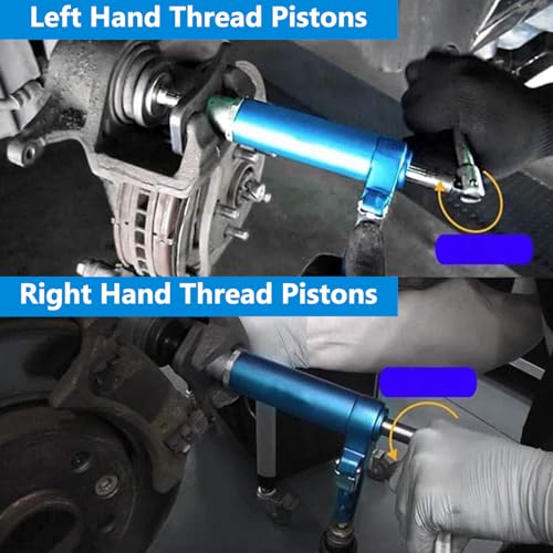 17PCS Pneumatic Brake Caliper Compression Tool Set Brake Piston Wind Back Air Retractor, Universal Air Powered Brake Caliper Rewind Tool Compression Set Pneumatic Tools with 15PCS Air Adapters - size: 17PCS Brake Piston Caliper Compression Tool