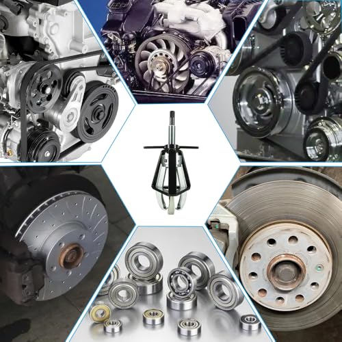 BESTOOL 3 Jaw Gear Puller, 2 Ton, for Gears, Pulleys and Flywheels | 2 Ton Pulling Capacity; 3-Jaw Design; For Removing Gears, Pulleys and Flywheels in Automotive and Mechanical Repair - size: 3Jaw 2 Ton