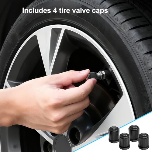 Tire Tread Depth Gauge 1/32 Inch & 25mm, 6-Sided Color Coded Tread Depth Gauge with Pocket Clip, Dual Scale for Car,Truck,Moto,Glow-in-The-Dark - size: 1PCS
