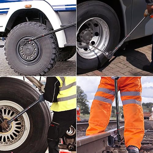 SUERCUP 1-inch Drive Click Torque Wrench, 200-1300Ft-Lb/271-1761.5Nm | Heavy Duty, ±3% Accuracy Torque Wrench, Professional, Dual Direction Adjustable, 48-Tooth, for Wind Turbines, Truck Repair - size: 1" 200-1300Ft.Lb/271-1761.5N.m