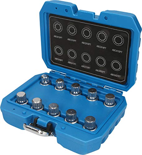 KS Tools BT691310 Rim Lock Assortment for VW 10 Pieces Not Specified