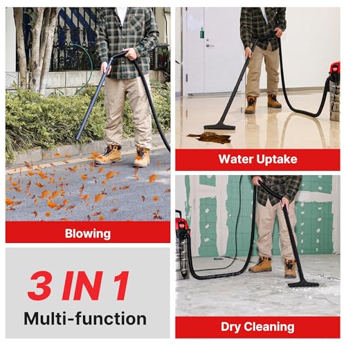 Shop-Vac 6 Gallon 4.0 Peak HP Wet/Dry Vacuum, Wall Mountable Shop Vacuum | Compact Shop Vac with Up to 20 ft Extra Long Hose & Accessories - Ideal for Jobsite, Garages, Car & Workshops - size: 6 gallon