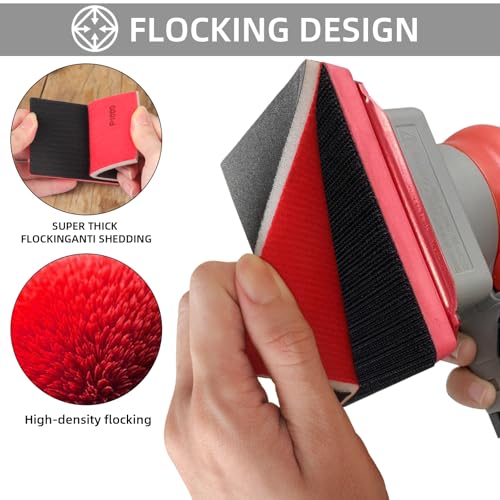 24Pcs Sanding Sponge 2000 Grit Wet Dry Soft Foam Hand Sander Block | 3x4 Inch Soft Foam Conforms to Curves and Edges, Hook and Loop Backing, Ideal for Wood Metal Furniture - size: 24pcs 2000 Grit, style: Aluminum