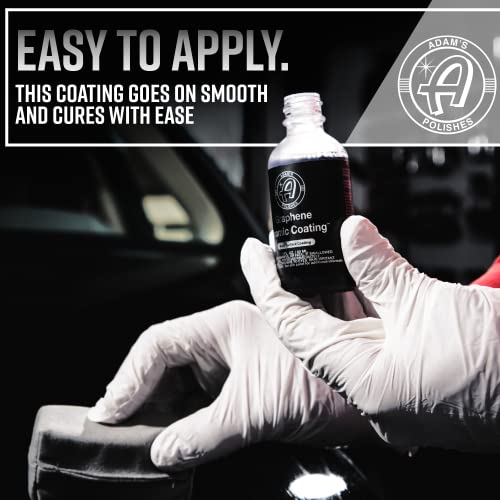 Adam's UV Graphene Ceramic Coating Kit Without UV Flashlight - 10H Ceramic Coating for Cars with UV Glow Technology, 7+ Years of Shine, Gloss & Protection for Car Boat RV Motorcycle - size: Standard Kit