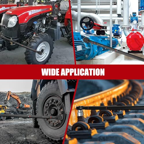 1 Inch Drive Click Torque Wrench-200-1300 Ft-Lb for Truck, Tractor | Dual-Direction Adjustable 24 Tooth Torque Wrench(271-1762.5N.m), 3% Accuracy for HD Vehicles Wind Turbine Maint.Heavy Equip. - style: 1"DR. 200~1300 FT-LB