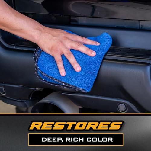 Chemical Guys, Black Trim Restorer Gel Kit for Exterior Plastic & Rubber | Controlled gel restores a deep black finish to faded exterior trim, plastic and vinyl, with an applicator - style: Kit