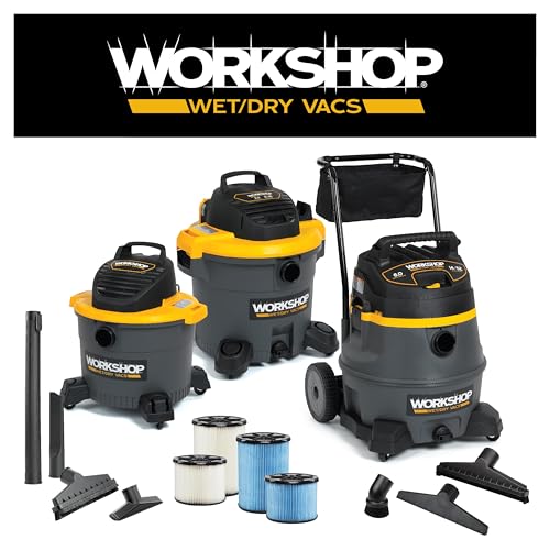 WORKSHOP Wet/Dry Vacs WS17801A 1-7/8-in. Dusting Brush Vacuum Attachment | Bristles Dust the Area as it Cleans, For WORKSHOP Shop Vacuum Cleaners, Fits 1-7/8-inch Extension Wands and Hoses - size: 1-7/8"