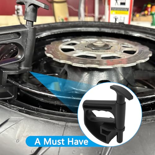 Universal Tire Bead Clamp Tools Drop Center Helper (4 Pack) | Rim Pry Solid Nylon Plastic No Scratches Built-in Spring for Most Vehicle Motorcycle Low Profile Tire - style: 4 Pack