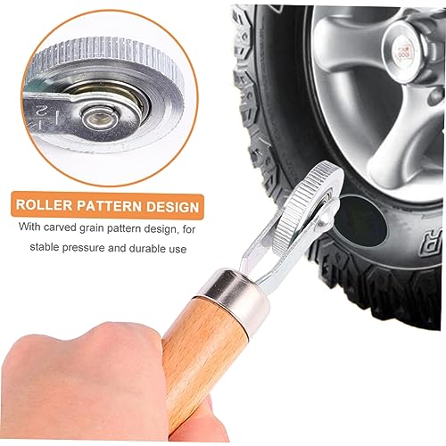 Cabilock Auto Tire Compaction Roller Repair Tool Set 3mm 6mm 12mm Rollers Easy to Use