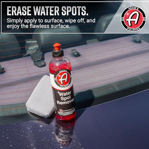 Adam's Water Spot Remover - Hard Water Stain for Glass, Shower Doors, Paint, Windows, Car Detailing, Calcium, Magnesium & Soap Scum Remover - style: Combo Kit